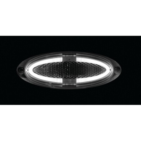 4 LED clearance light, surface mounting, 12/24V - White