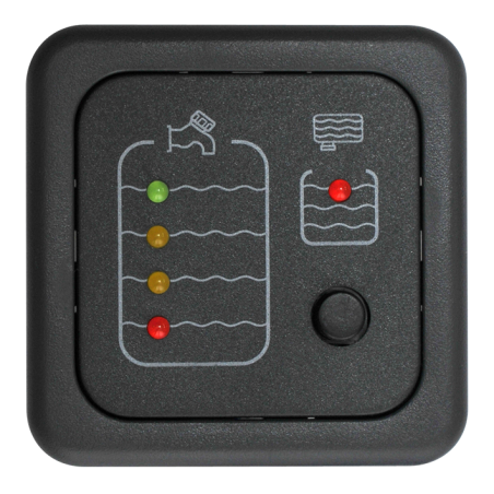 CBE MTT 270572 – Graues LED-Testpanel für Frischwassertank der Stufe 1