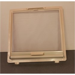 MPK - FRAME WITH MOSQUITO SCREEN AND BLACK DOOR 28X28 WHITE - 290.5RW