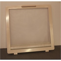 MPK - CORNICE CON ZANZARIERA E OSCURANTE OBLÒ 28X28 BIANCO - 290.5RW