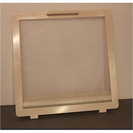 MPK - CADRE AVEC MOUSTIQUAIRE ET PORTE NOIRE 28X28 BLANC - 290.5RW