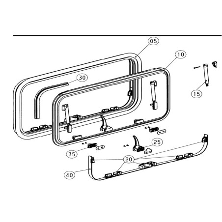 DOMETIC Sliding Belt CPL. S7Z 510X510 from 2001 onwards