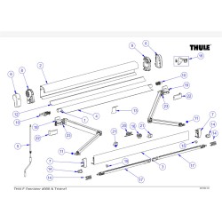 LIENS DE BARRE DE CHARGE THULE 1500602374