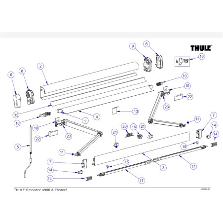 ENLACES DE BARRA DE CARGA THULE 1500602374
