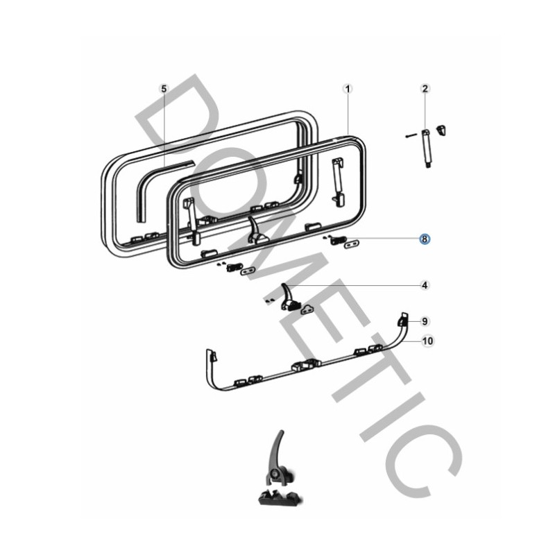 KIT DE REPARACIÓN FIJACIÓN DE ELEVALUNAS S7Z...