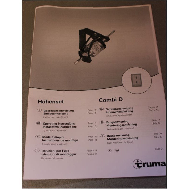 Kit d’altitude pour Truma Combi D - 34610-01