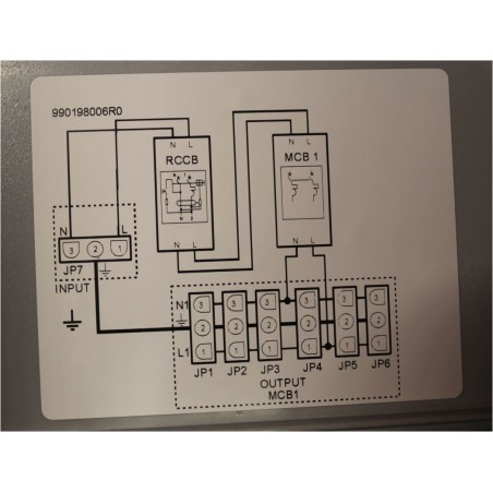 000.198.01 - Sicherheitsbox 230V NE198 NORDELETTRONICA