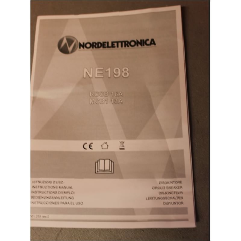 000.198.01 - Safety box 230V NE198 NORDELETTRONICA
