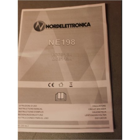000.198.01 - Caja de seguridad 230V NE198 NORDELETTRONICA