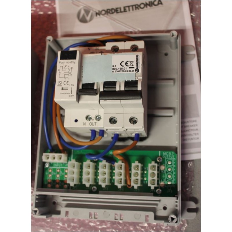 000.198.01 - Safety box 230V NE198 NORDELETTRONICA