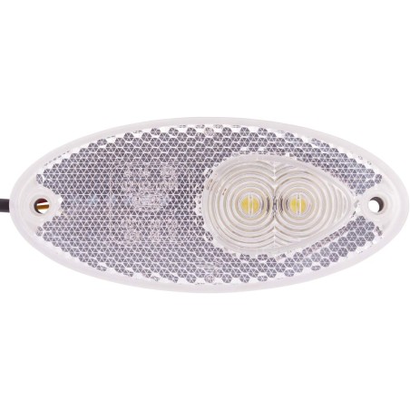 Luce ingombro anteriore bianca HELLA 101,6 x 45 ovale