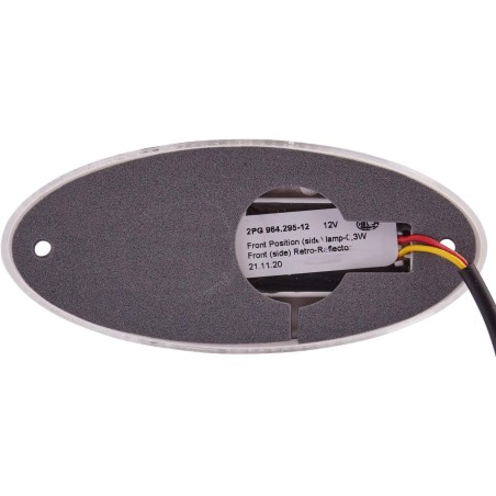 Feu d'encombrement avant HELLA blanc 101,6 x 45 ovale