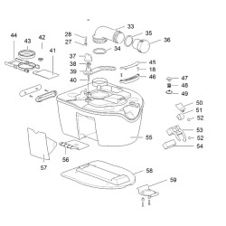 Tuyau complet Porta Potti 145-165 Elegance THETFORD 0749262