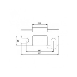 200A 60 mm pitch ANL fuse