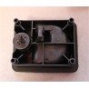 Black STS lock KUBUS model for hatches without cylinder / keys