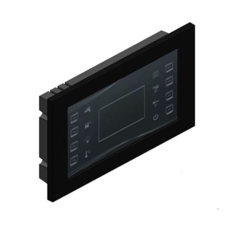 1350.274.04 NORDELETTRONICA - CENTRALINA DISPLAY LED COLORE NERO OPACO TRIGANO