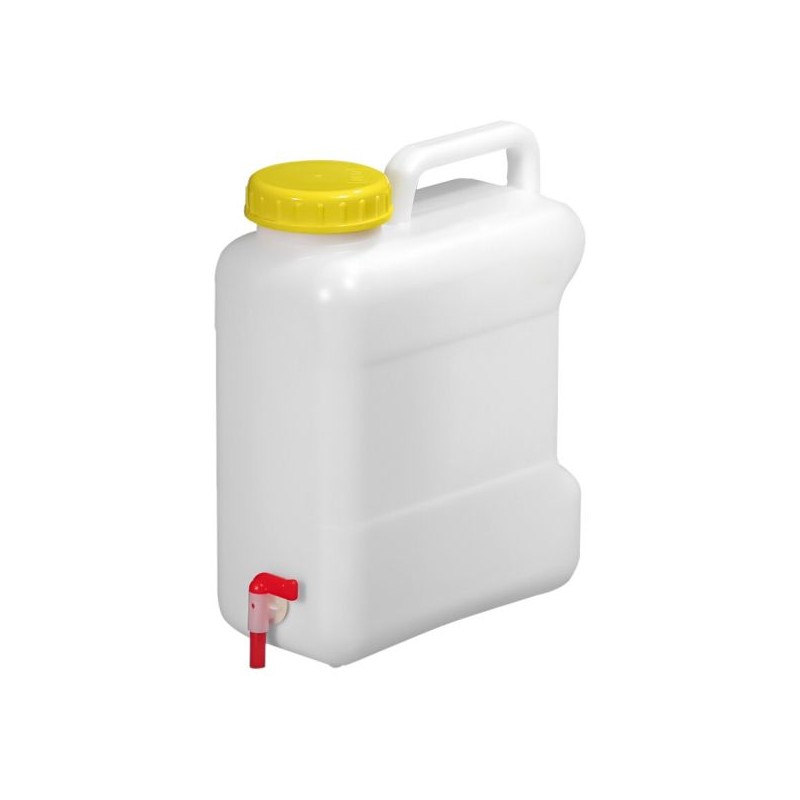 10-Liter-Wassertank mit DIN96-Verschlussdeckel und Wasserhahn
