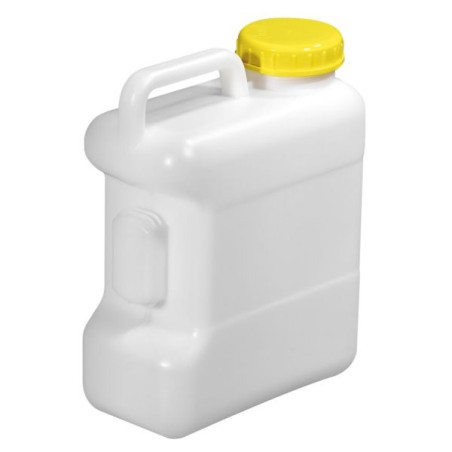 Tanica acqua 10 litri con tappo di chiusura DIN96 e rubinetto