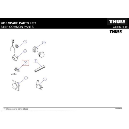 Interruttore Scalino Manuale  THULE ricambio