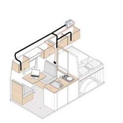 ADAMFRESH VANTECH Enfriador evaporativo UNIVERSAL FIJO/PORTÁTIL 12Vdc