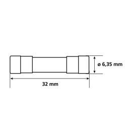 GLASS MICROFUSE KIT Ø6.35X32 FROM 5 TO 20A