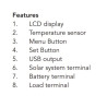 MESTIC MPPT MSC-3010 Solar charge controller 10A also lithium