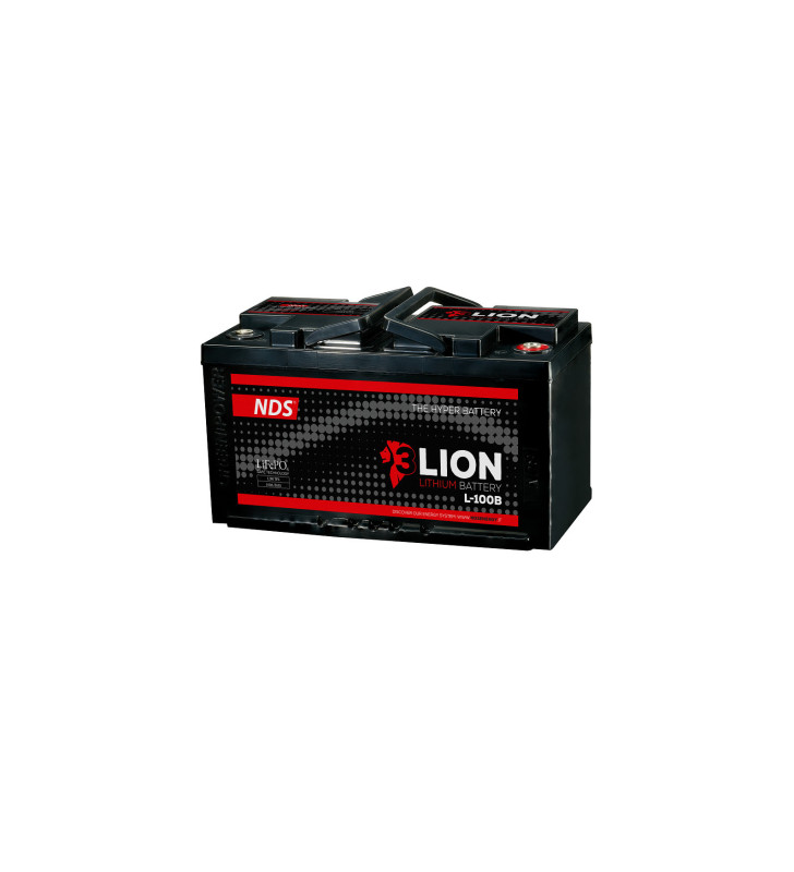 KIT 3LION - Batería 12V-100Ah LiFePo4 con 100A BMS - 350x175x190h