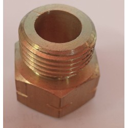 Adapter F Italia - M gas regulator - brass threaded