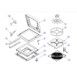 Thule RV OMNIVENT Frame after 2004 - 308229