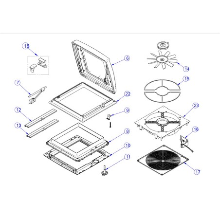 Telaio ventilatore Omnivent Thule dopo il 2008 - 1500602392