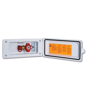 External gas socket safe connection