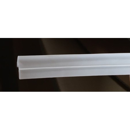 TRIGANO 10 meters SUBPROFILE F.1088 RAL9010 WITH ADHESIVE