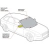 Oscurante termico con attacchi magnetici vetture per parabrezza e specchietti laterali