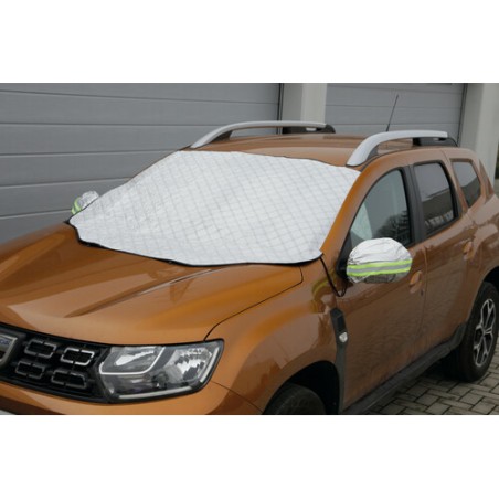Thermal blackout with magnetic attachments for windscreens and side mirrors