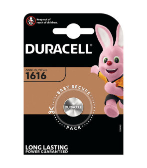 DURACELL 1616 LITHIUM BOTTON ÉLECTRONIQUE 3V