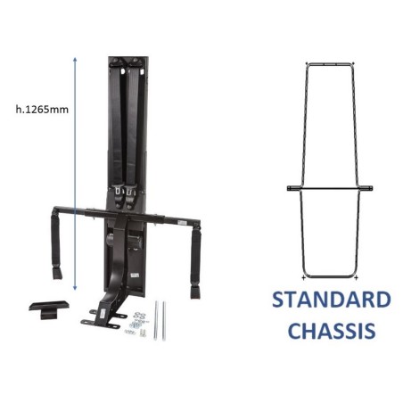 SMART KIT CTA STRUCTURE + SUPPORTS D'ANCRAGE + VIS POUR FIAT DUCATO STANDARD - AVANT-AVANT - DOUBLE - UE + UK