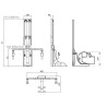 SMART KIT CTA STRUCTURE + ANCHOR BRACKETS + SCREWS FOR FIAT DUCATO STANDARD - FRONT-FRONT - DOUBLE - UE + UK