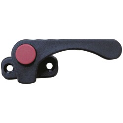 Black left handle. Red...