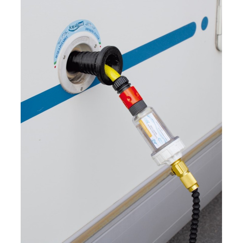 ACQUATRAVEL universal water loading hose holder