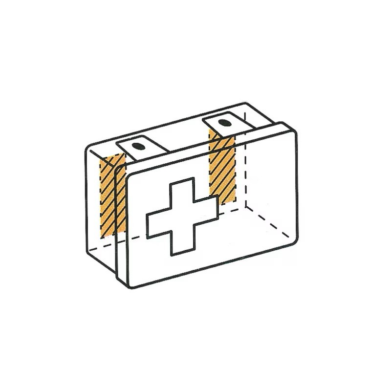 10 cm 25x3 tape with transparent self-adhesive...