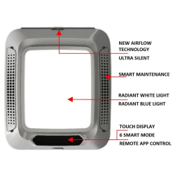 Diffuseur caisson lumineux pour Plein Aircon