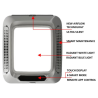 Difusor de caja de luz para Plein Aircon