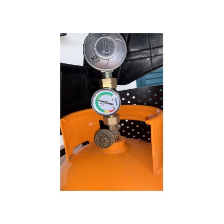 Conexión con manómetro de nivel de botella de GLP