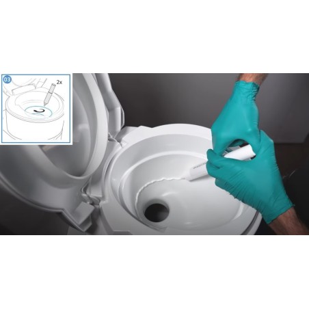 TWUSCH THETFORD - porcelain coating for Thetford cassette toilets