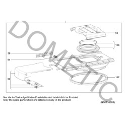 DOMETIC IMPUGNATURA COMPLETO CURSORE EX 2426015745 - 4450017464