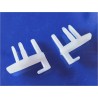 RAKE PAIR OF WHITE HOOKS - 446000150/2