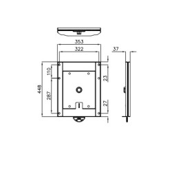 CTA PIASTRA GIREVOLE IVECO DAILY PER SEDILE AMMORTIZZATO - DAL 2006-YTD - 9PG0116200V01