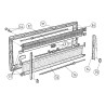 KIT 12 pièces. CACHE-VIS GRIS et VIS POUR FENÊTRES SEITZ S3-S4 - 922361