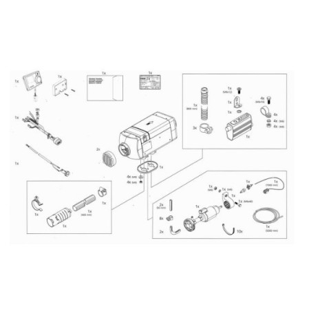 Réchauffeur de carburant Air Top 2000 diesel STC-Confort kit