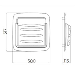 copy of Pannello tasca rigida porta inferiore VAN X250-X290 STELLANTIS